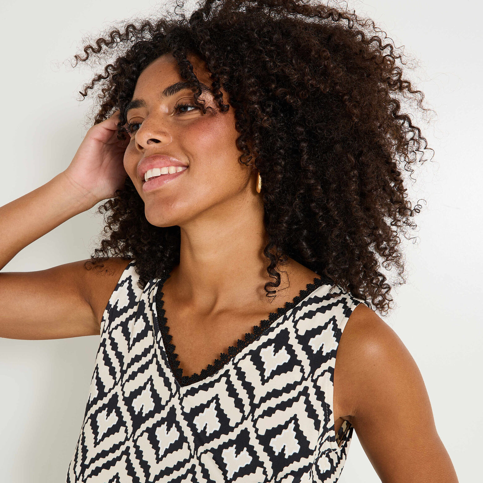 Débardeur maille fuide femme