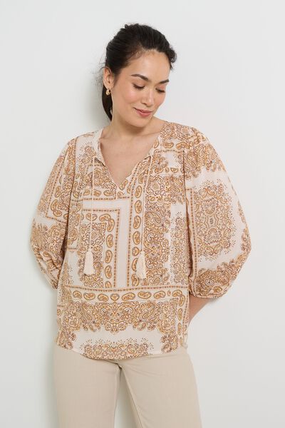 Blouse imprimée femme