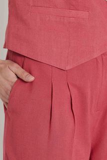 Pantalon large à pinces femme