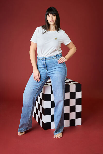 Jean flare WOODSTOCK F02 femme