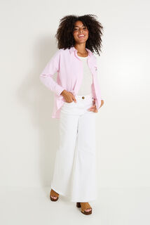Chemise oversize rayée femme
