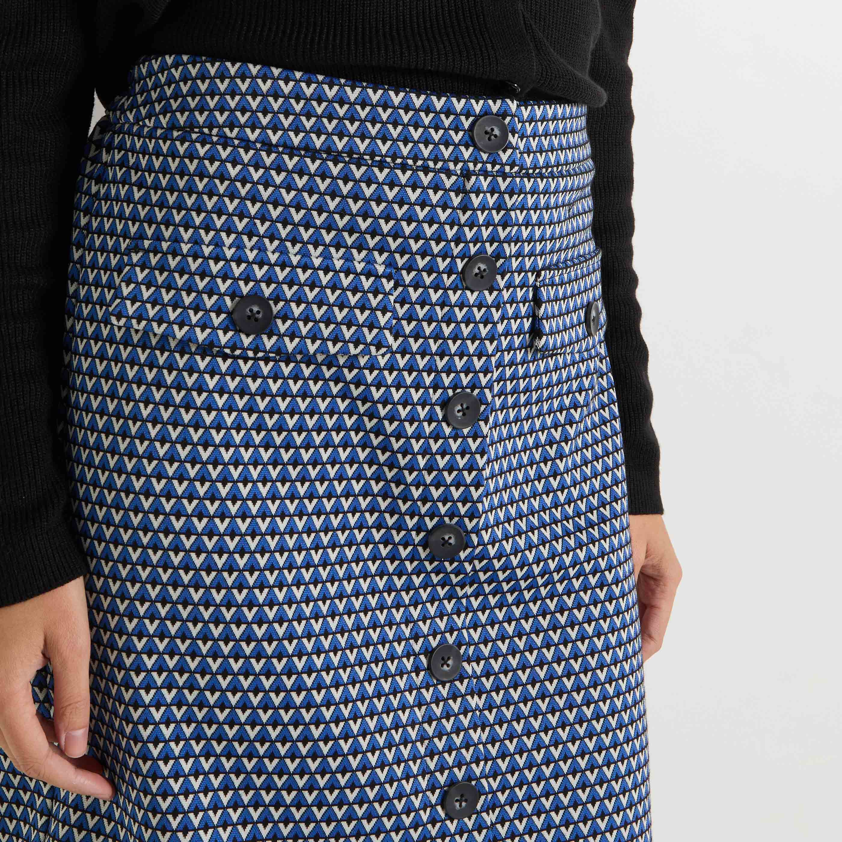 Jupe trap&egrave;ze femme