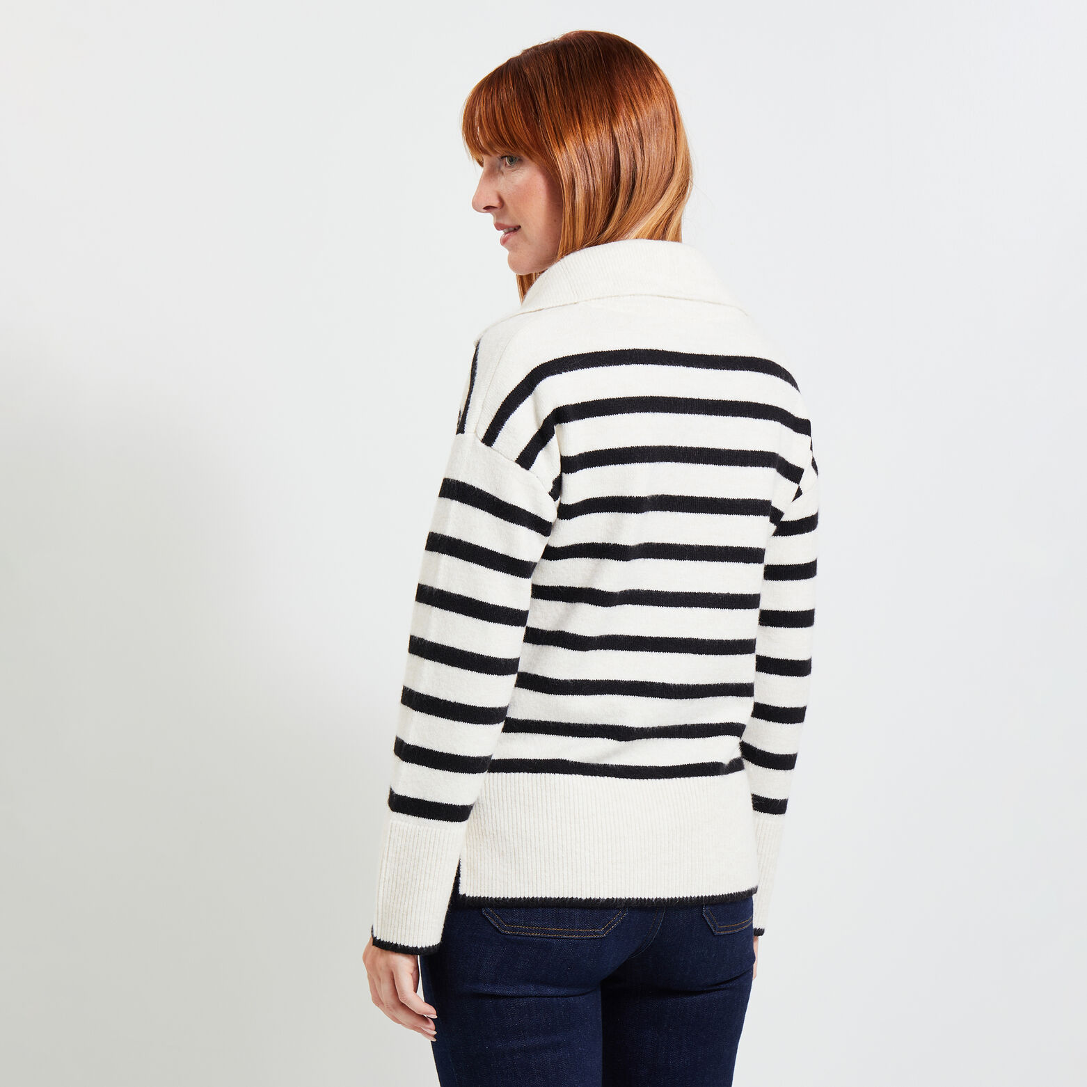 Pull marinière femme