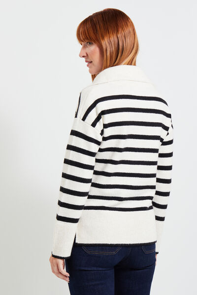 Pull marinière femme
