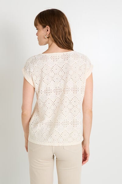T-shirt col V femme