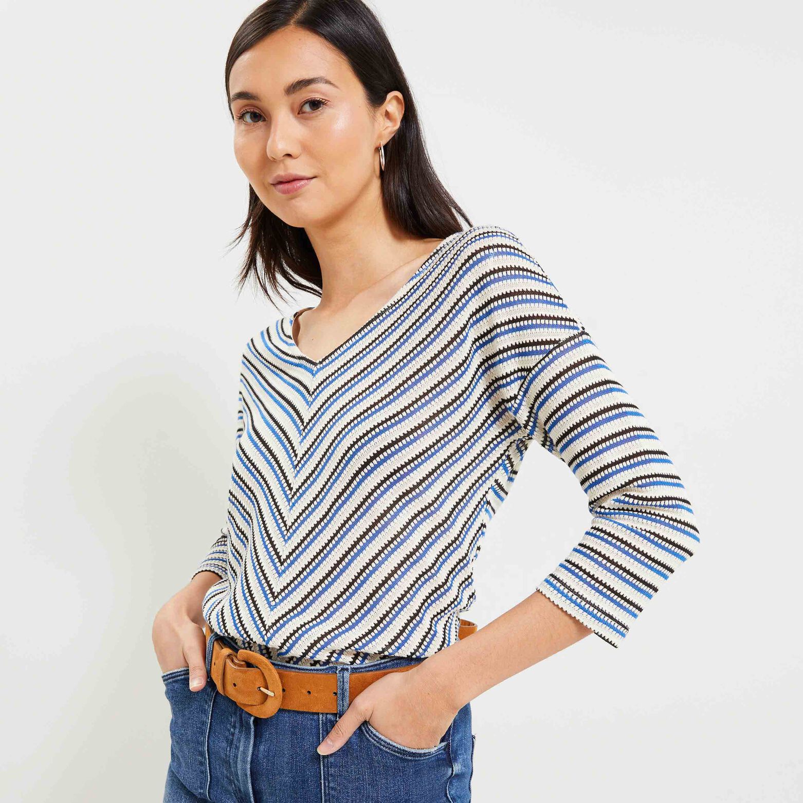 Tshirt rayé femme