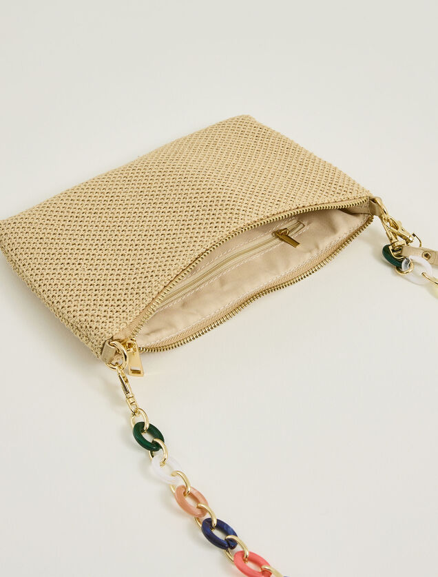 Sac pochette cha&icirc;ne fantaisie femme