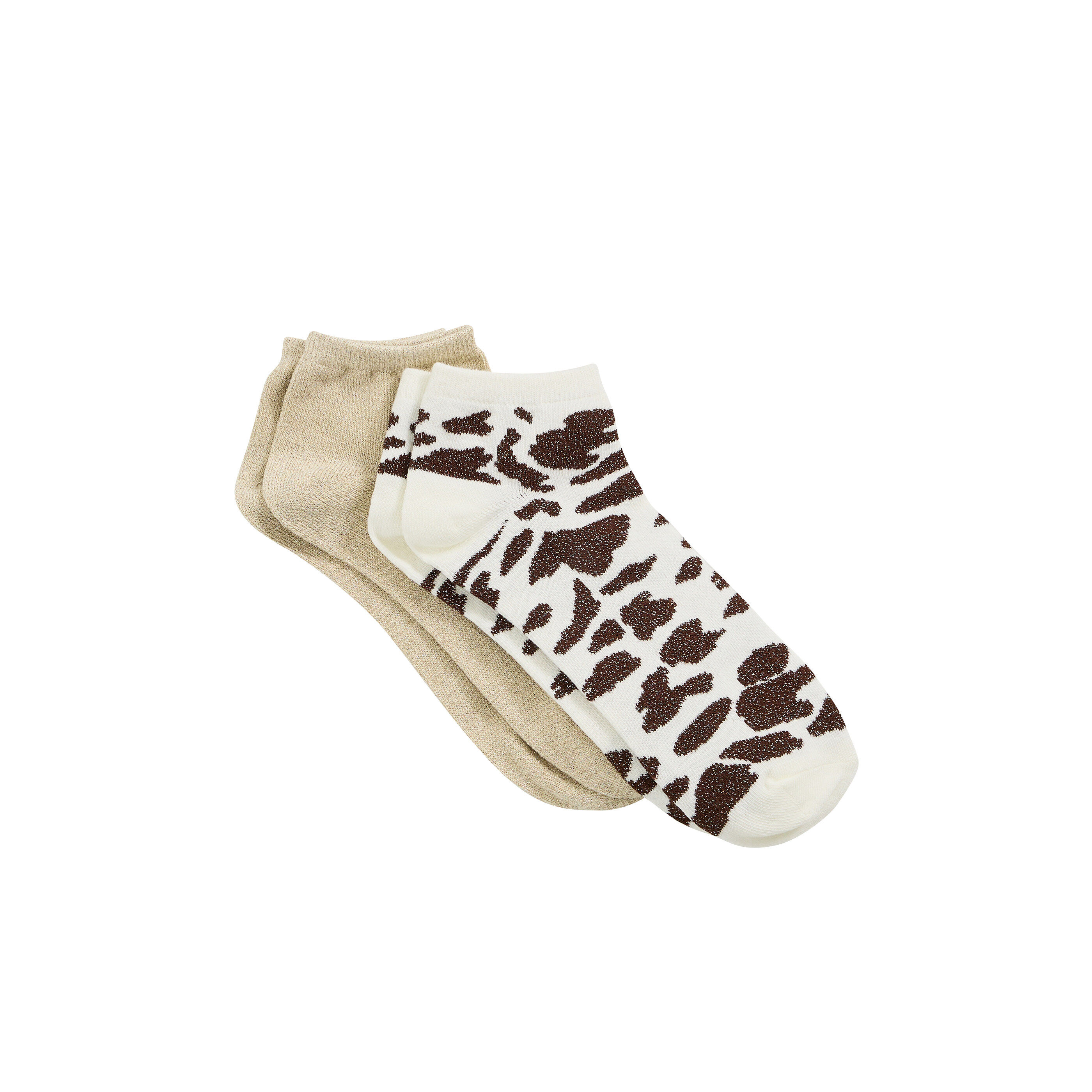 Lot de 2 paires de socquettes femme