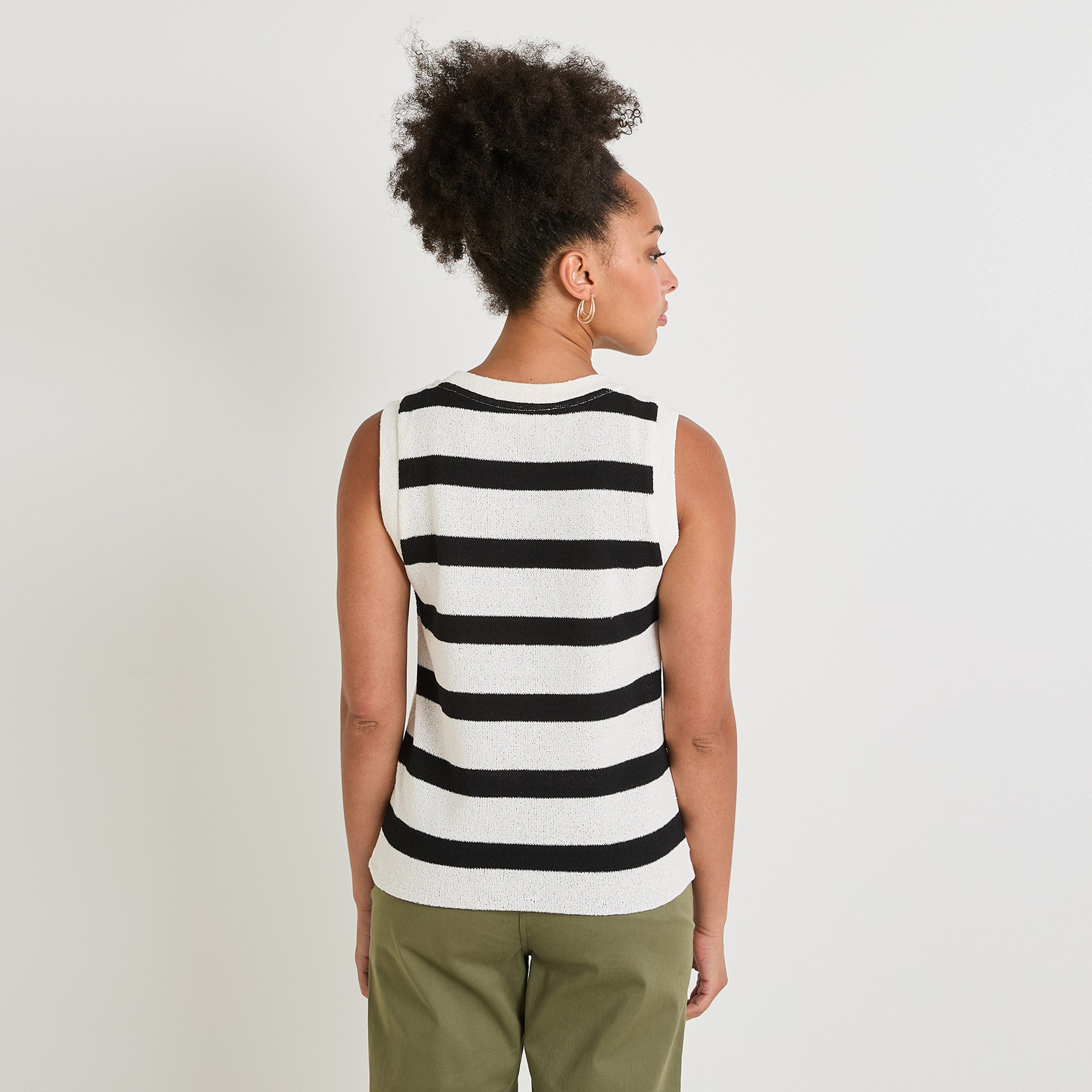 D&eacute;bardeur ray&eacute; femme