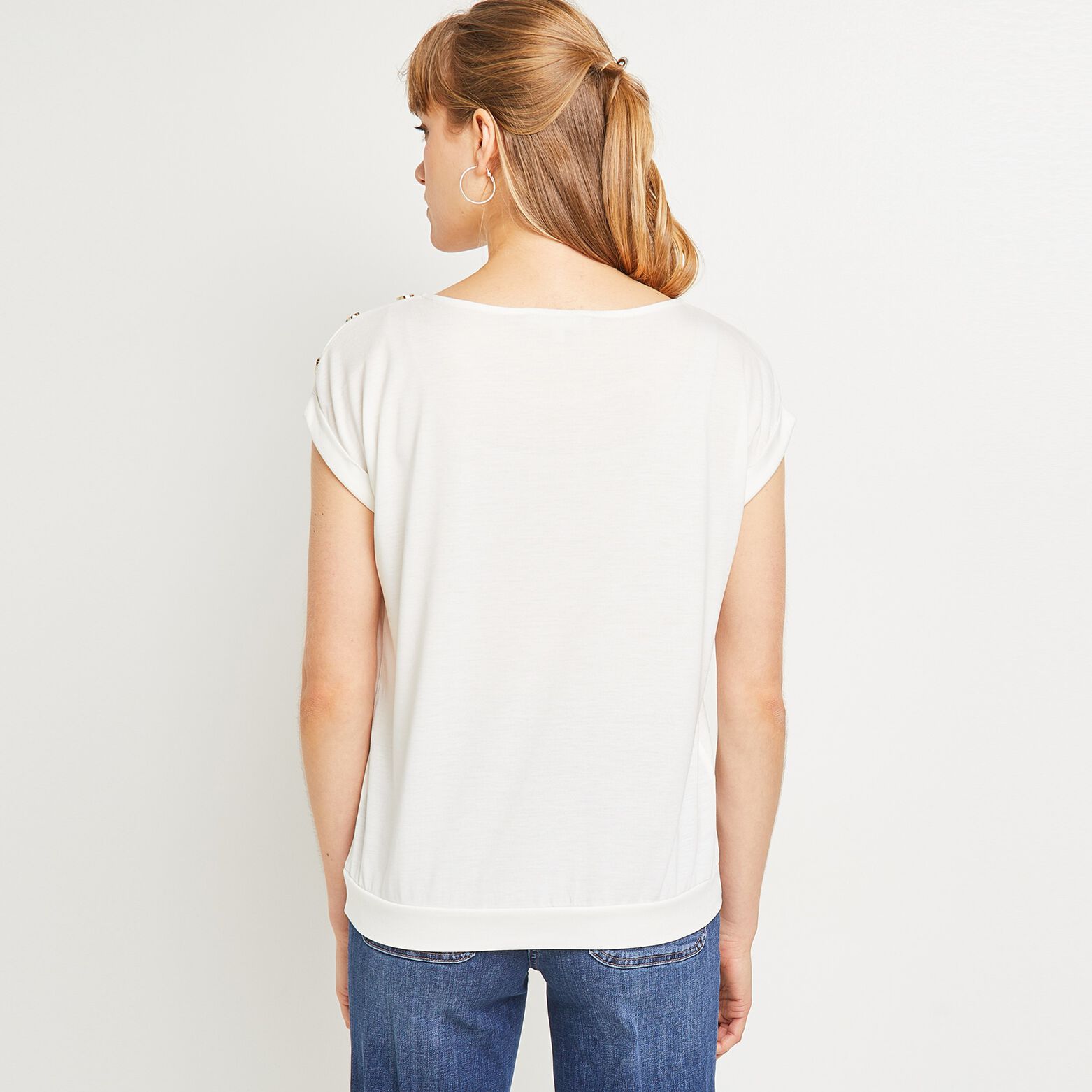 Tshirt blanc femme
