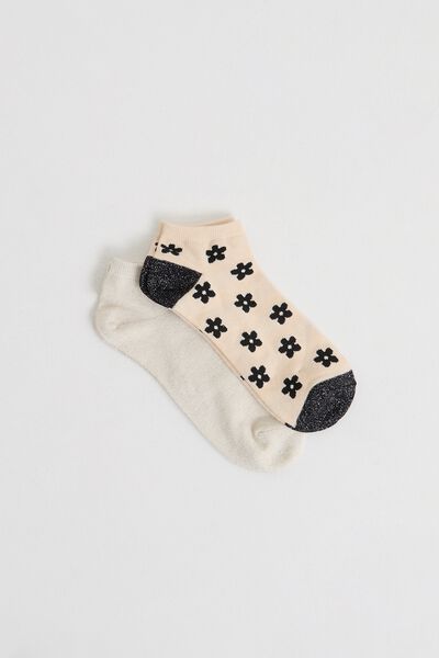 Lot de 2 paires de socquettes femme