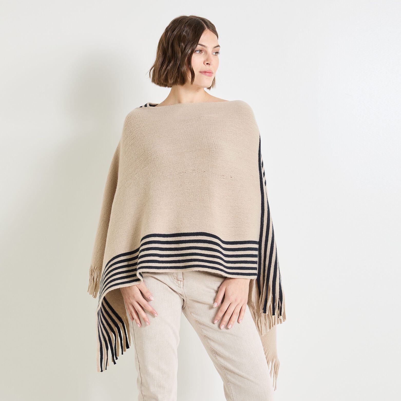 Poncho femme