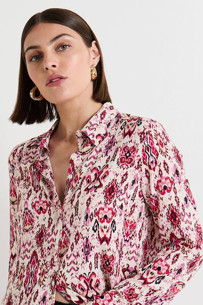 Chemise imprimée femme