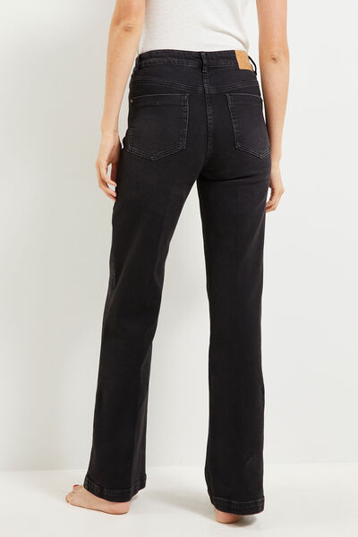 Jean large taille haute WOODSTOCK femme