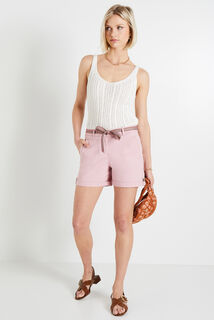 Short à revers femme
