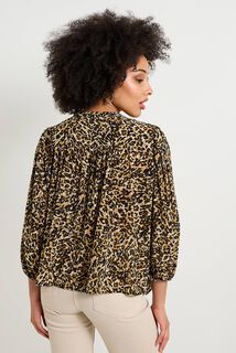 Chemisier col rond femme