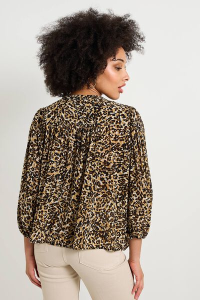 Chemisier col rond femme