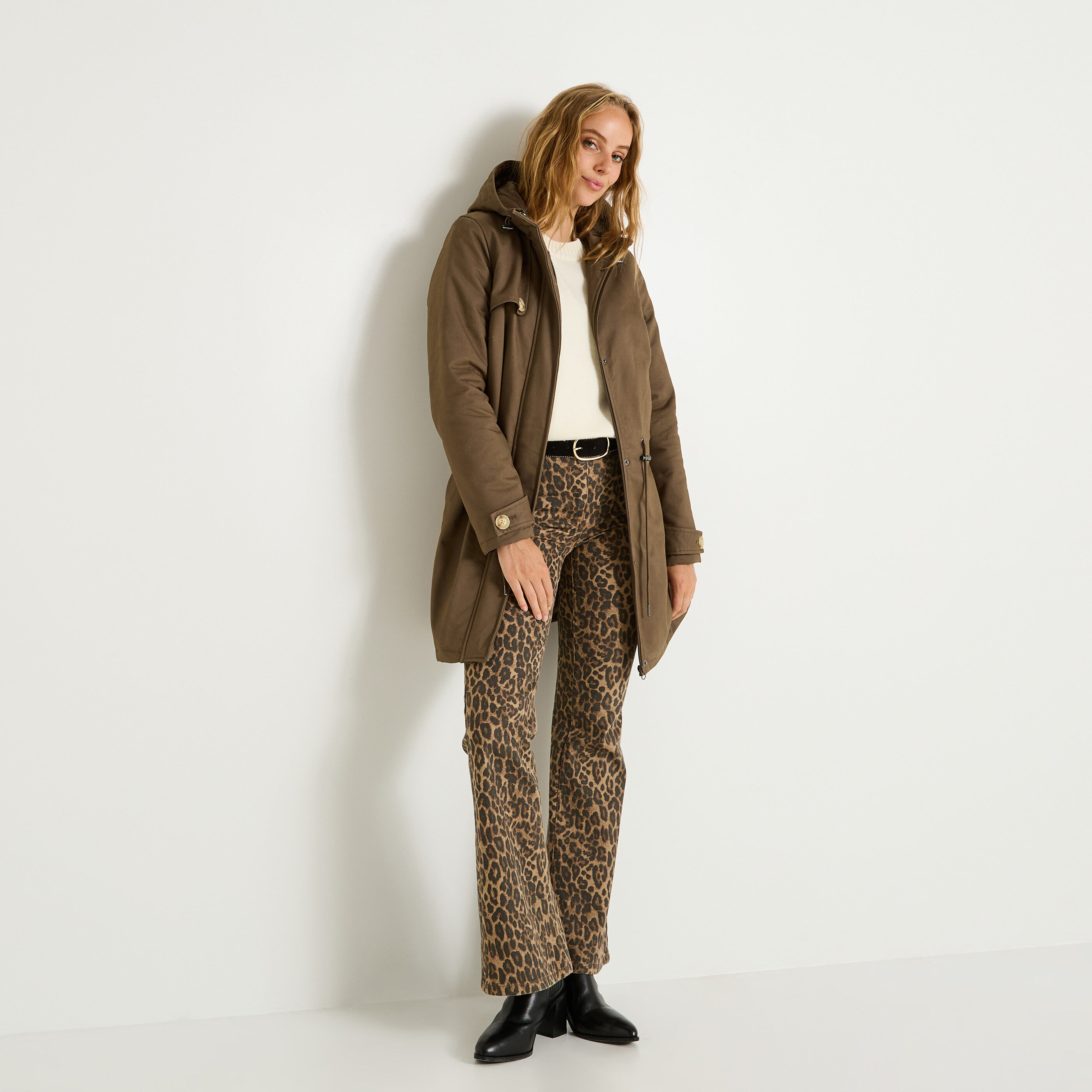 Parka chaude &agrave; capuche femme