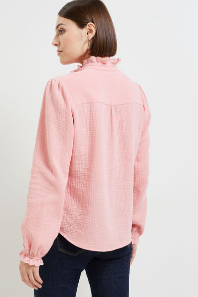 Chemise en gaze de coton femme