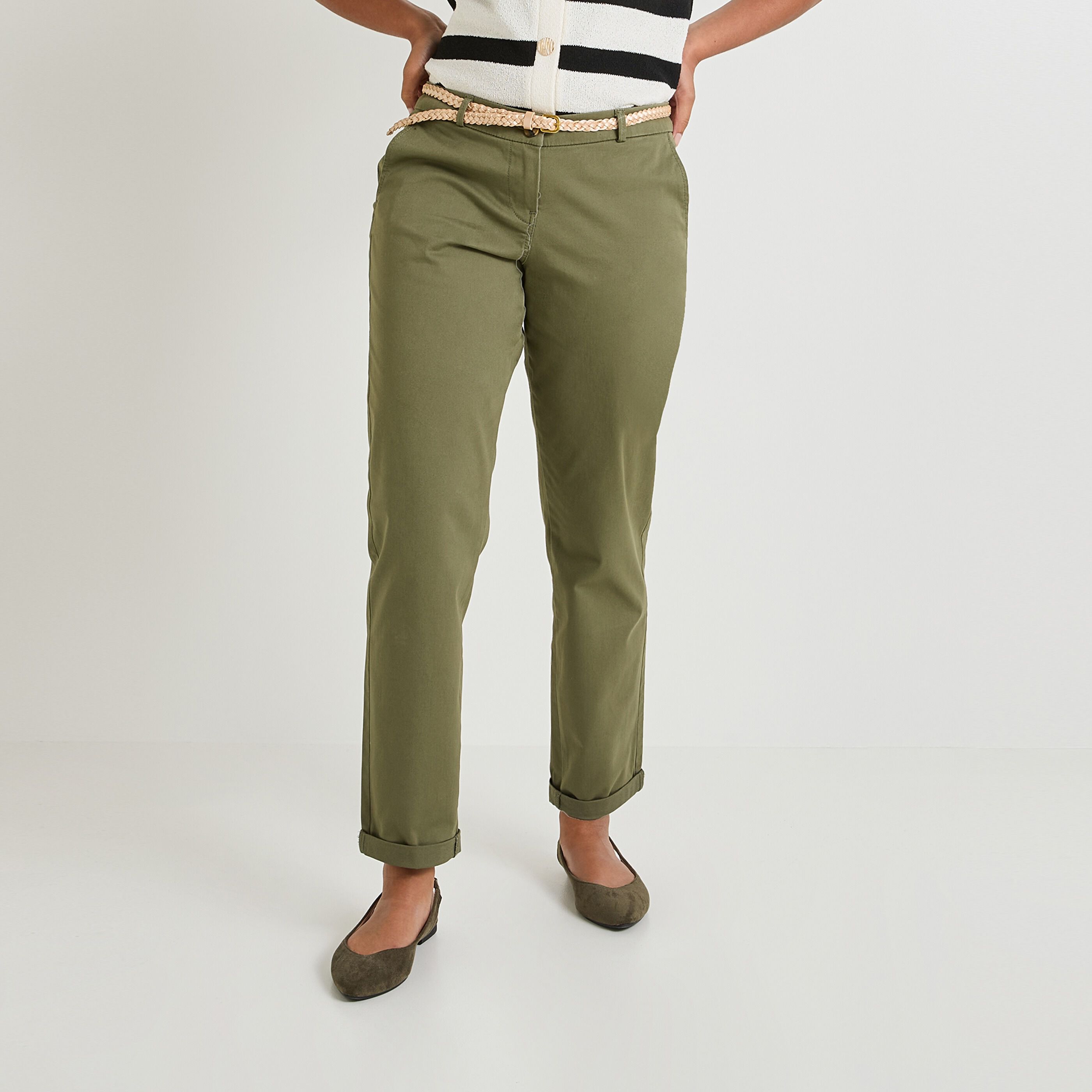 Look pantalon chino femme online