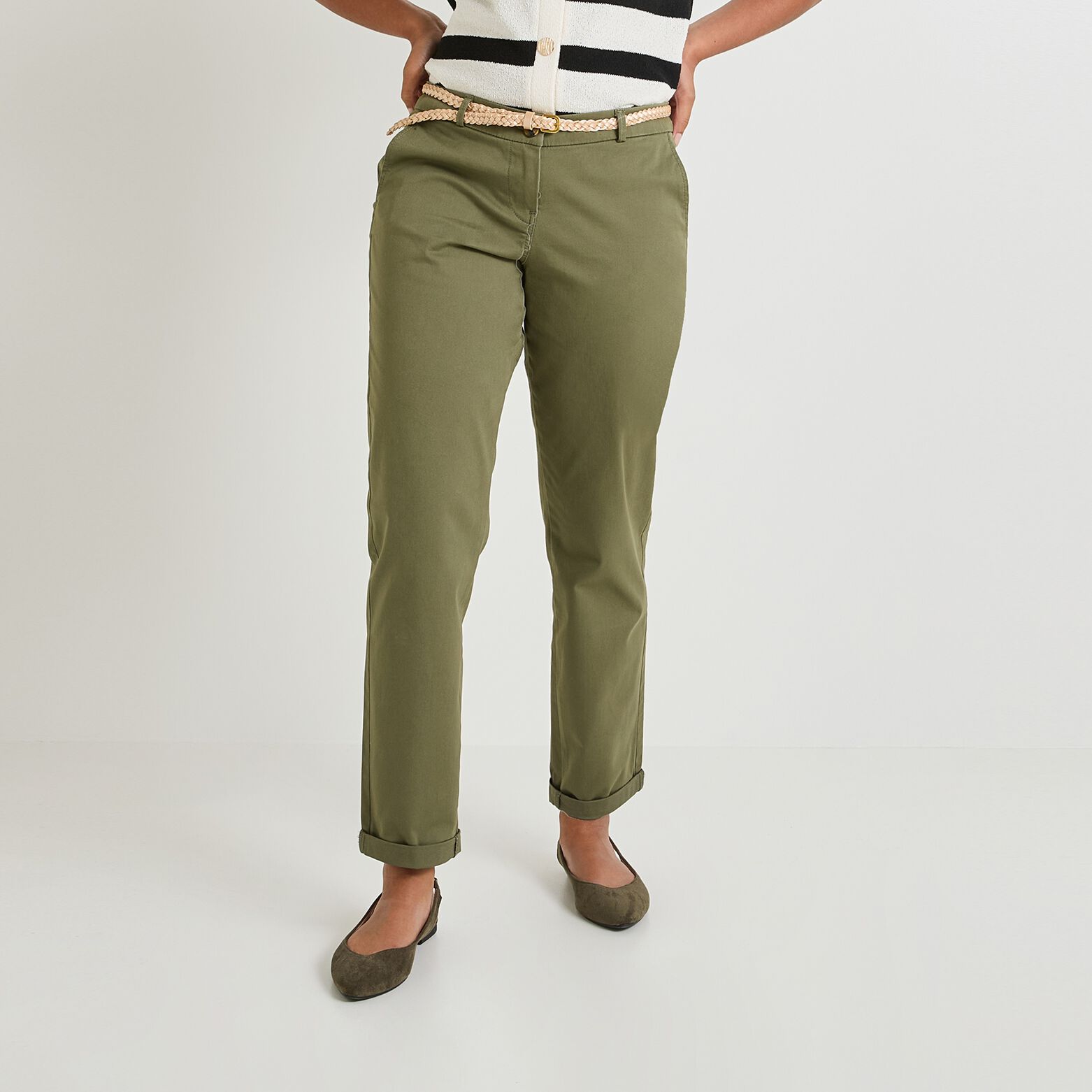 Pantalon chino femme