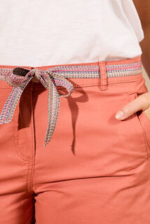 Short à revers femme