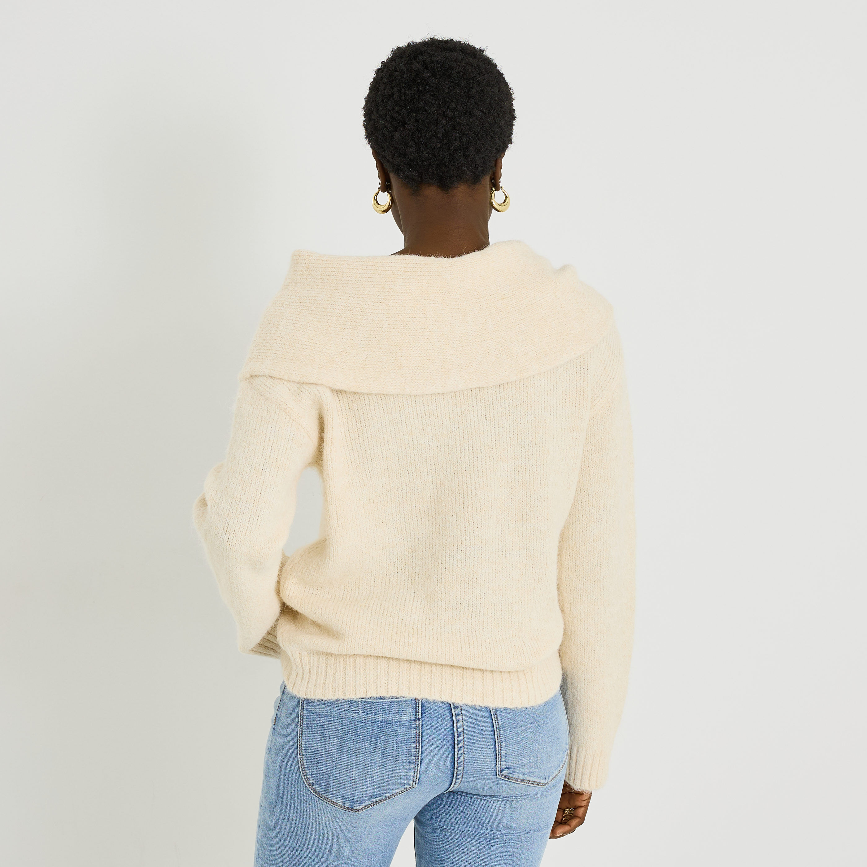 Pull col bardot femme