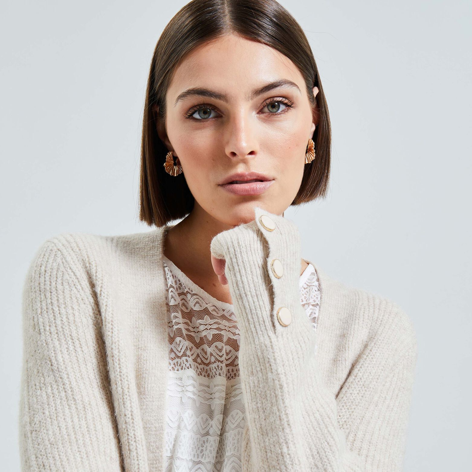 Gilet long femme