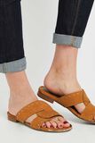 Mules en cuir femme
