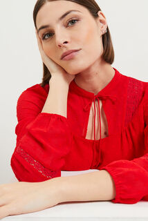 Blouse plumetis femme