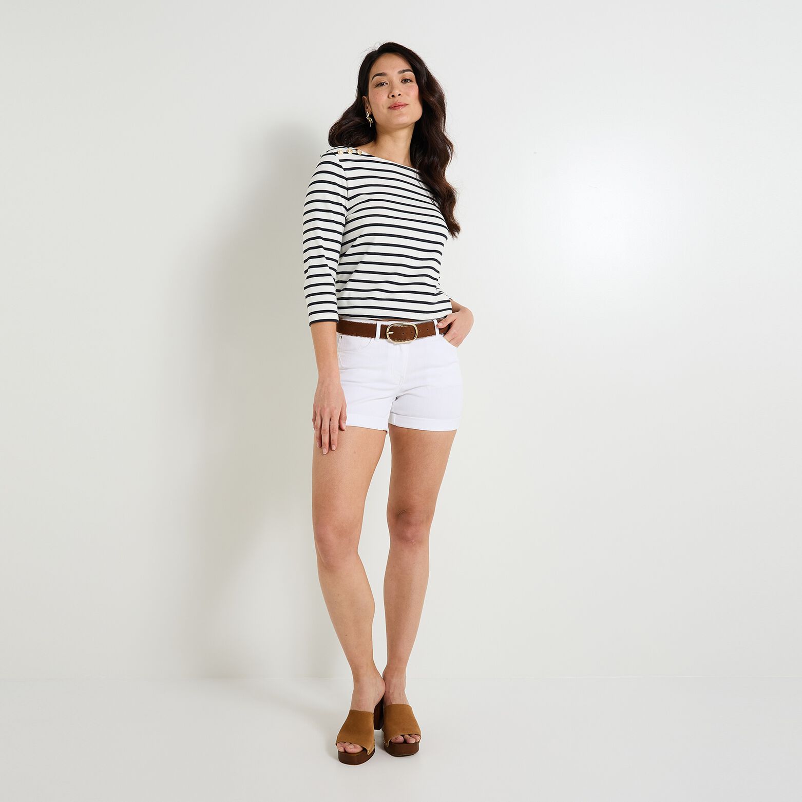 Short en jean femme