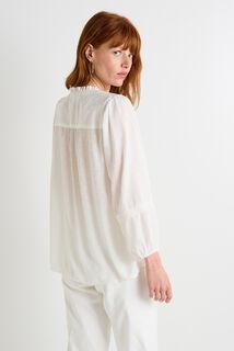 Chemisier plumetis femme