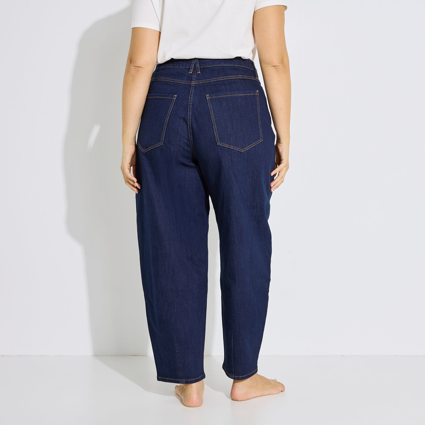 Jean barrel raccourci BERLIN BL02 femme