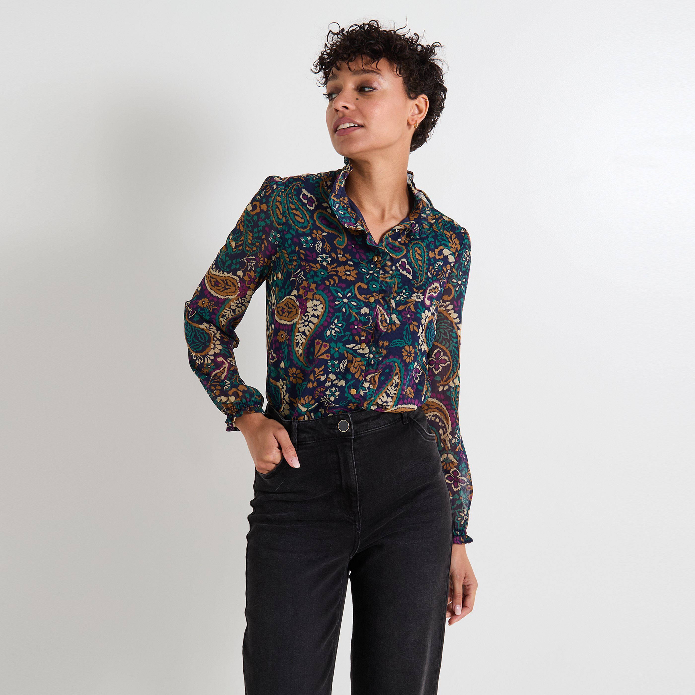 Chemise imprimee femme IMPRIME Graindemalice