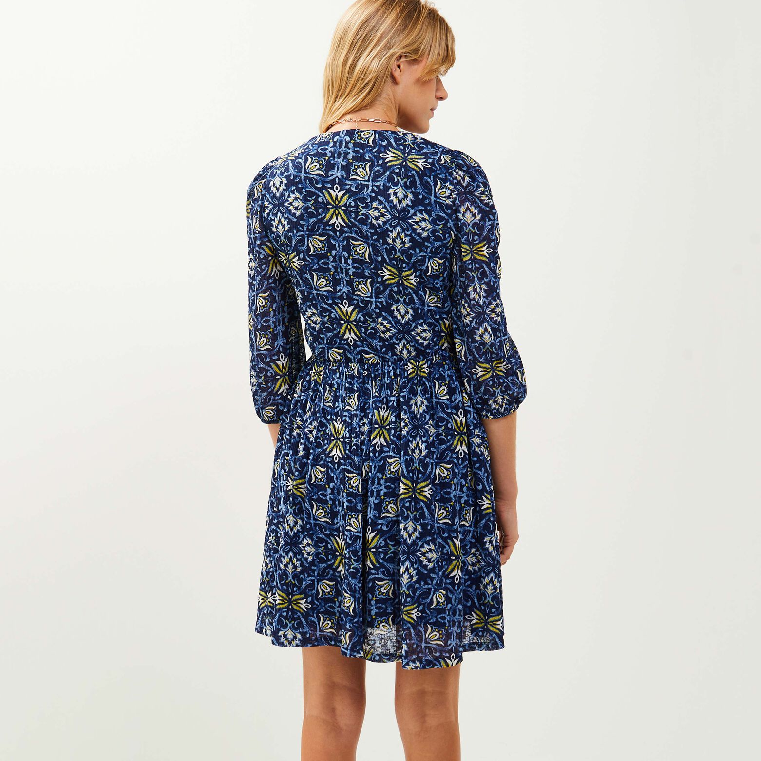 Robe imprimée fleurs femme