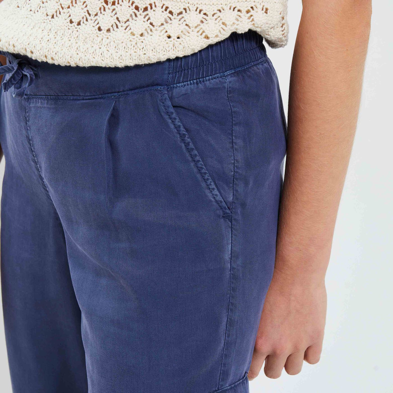 Pantalon cargo femme