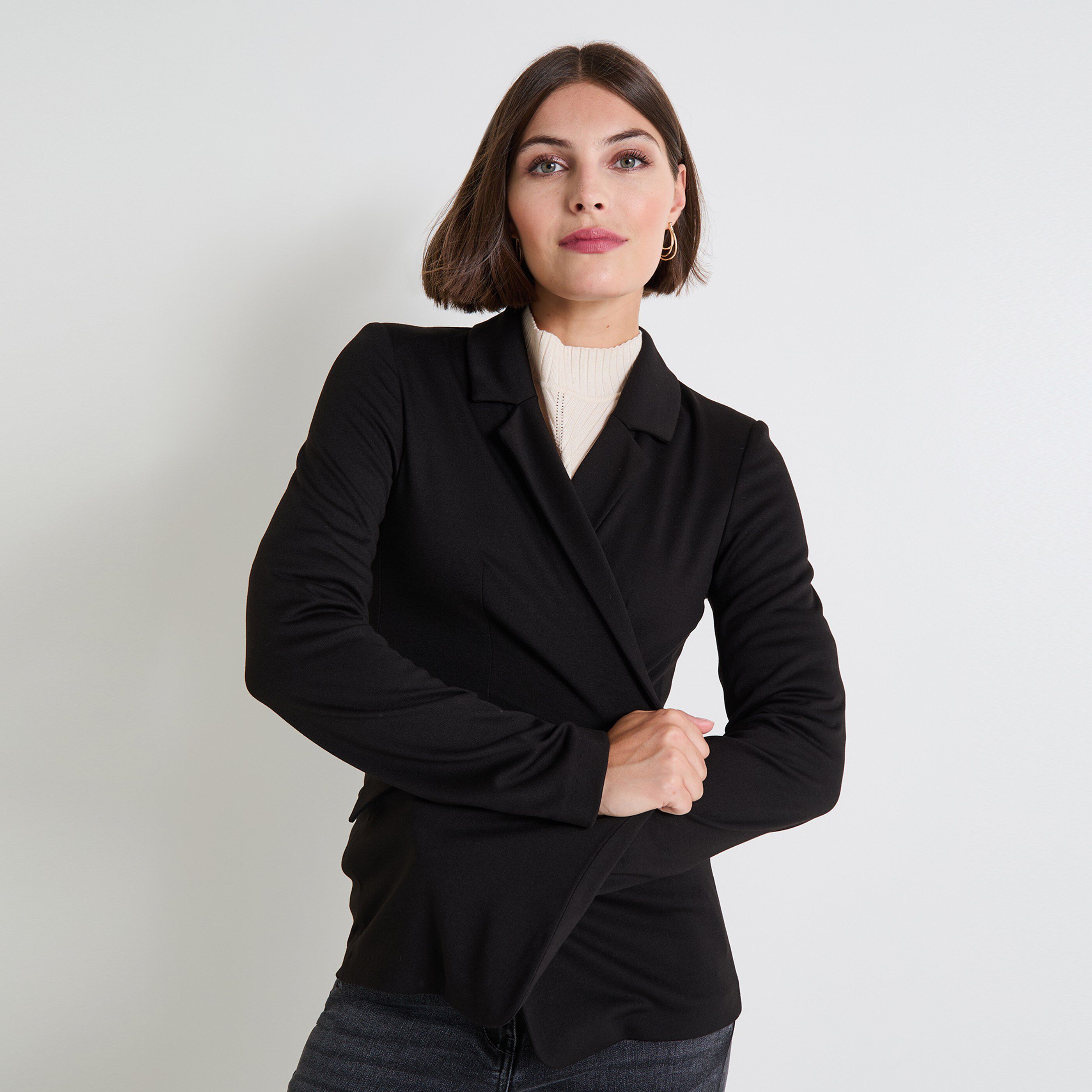 Blazer maille femme