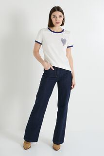 T-shirt col rond femme