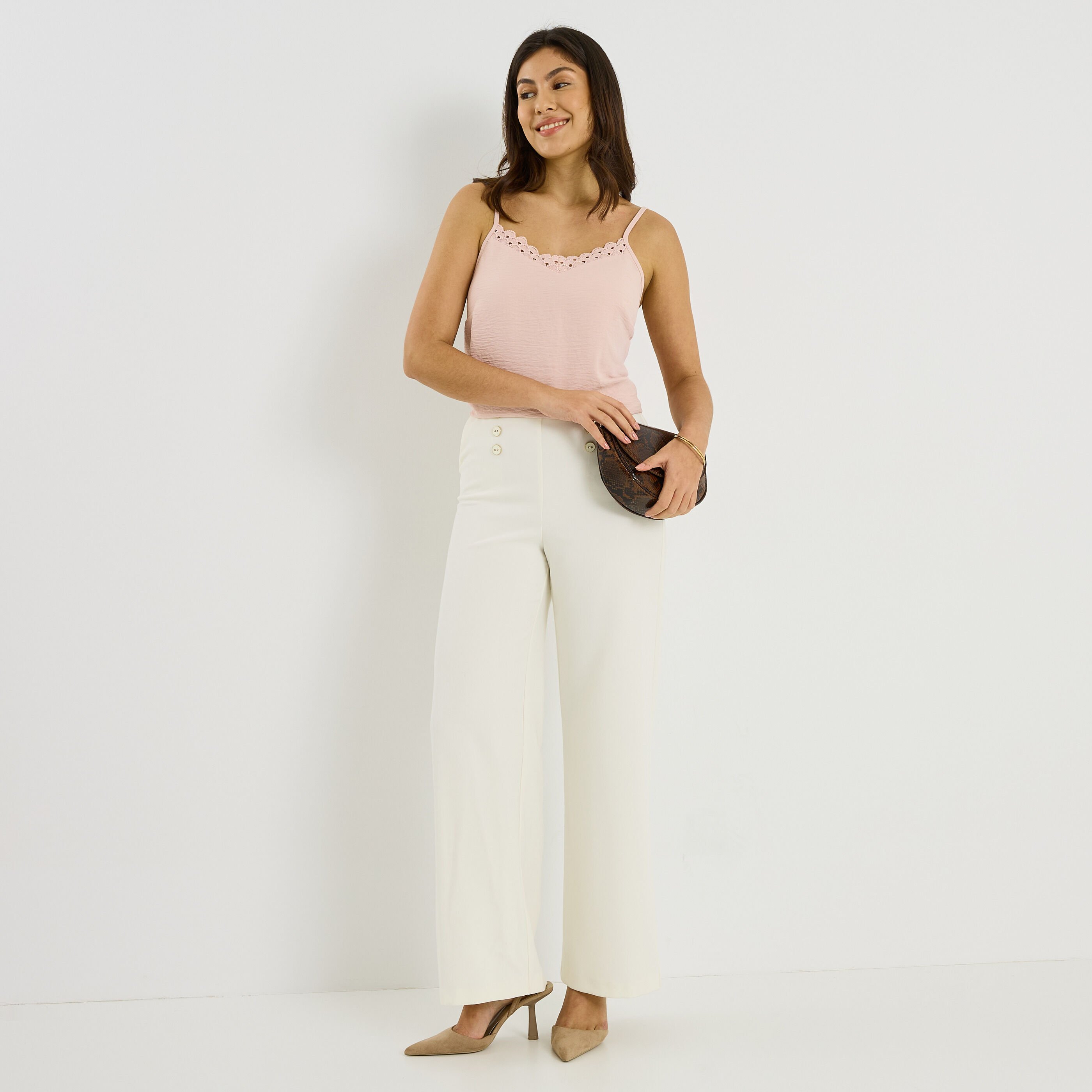 D&eacute;bardeur bretelles fines femme