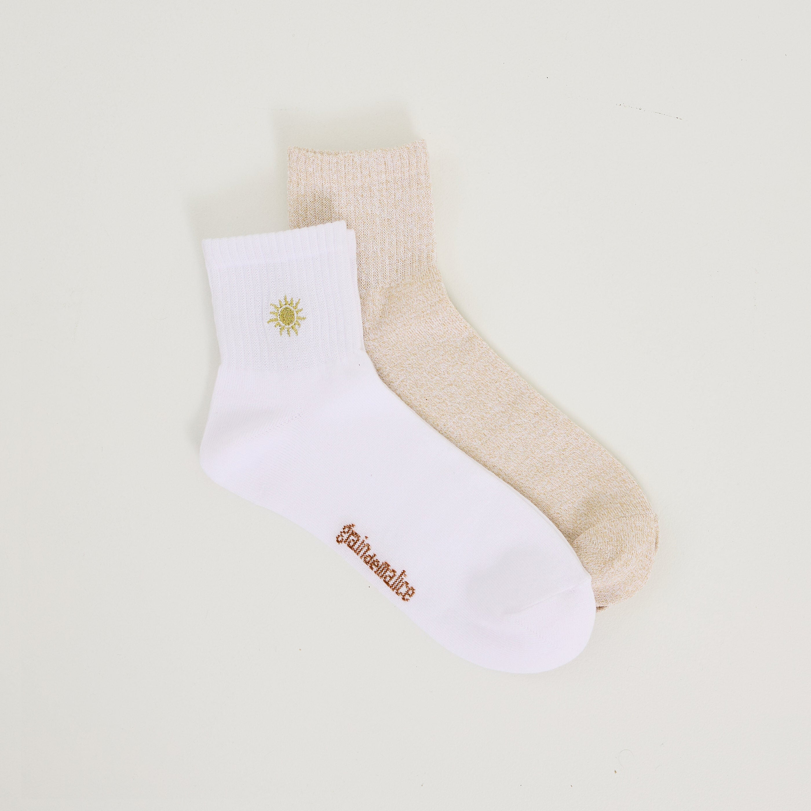 Lot de 2 paires de chaussettes femme