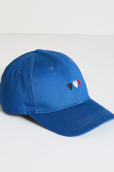 Casquette brodée femme