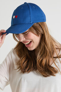 Casquette brodée femme