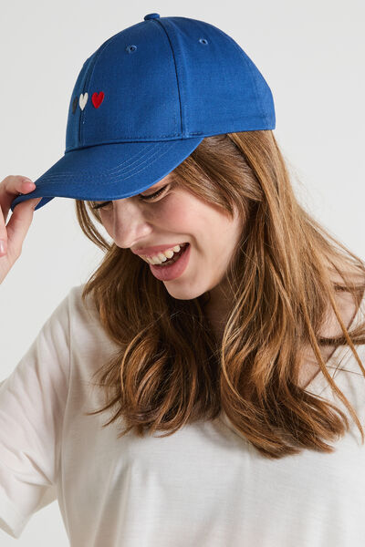 Casquette brodée femme