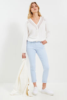 Jean raccourci CANCUN femme
