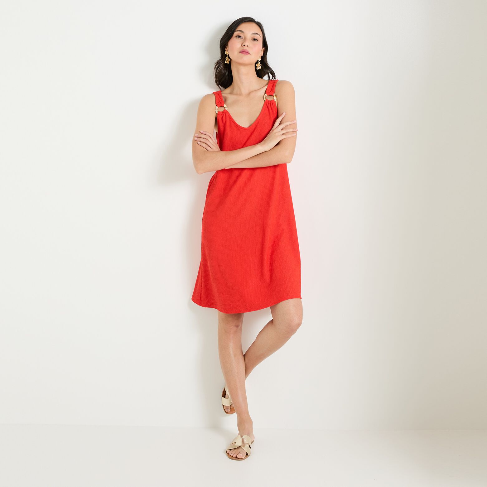 Robe unie femme