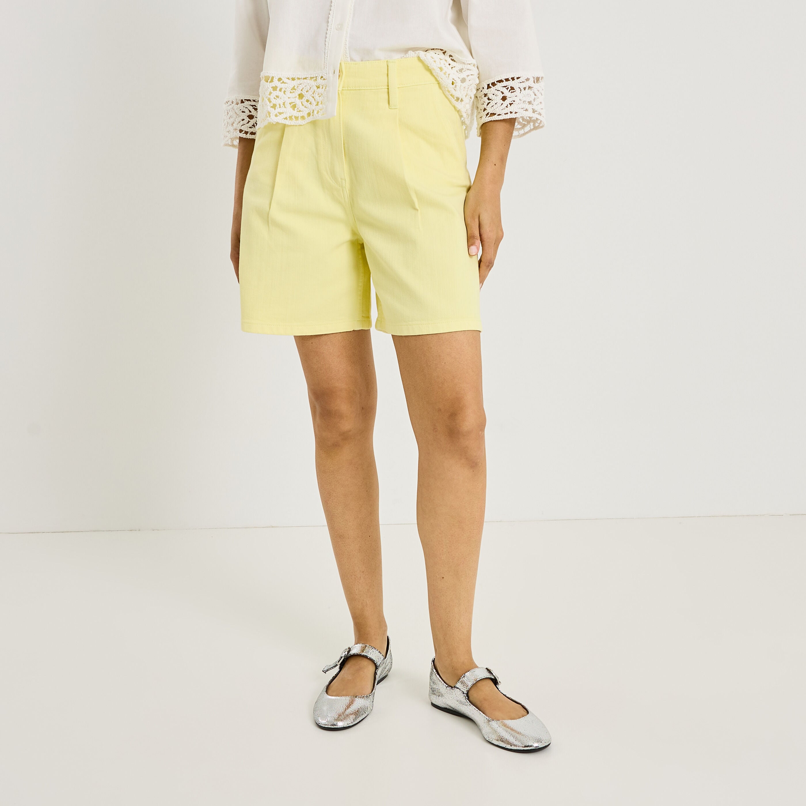 Bermuda en jean femme