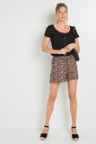 Short fluide imprimé femme