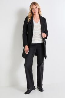 Manteau boutonné femme