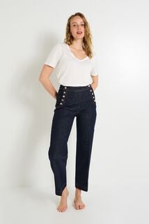 Jean flare POMPON F02 femme