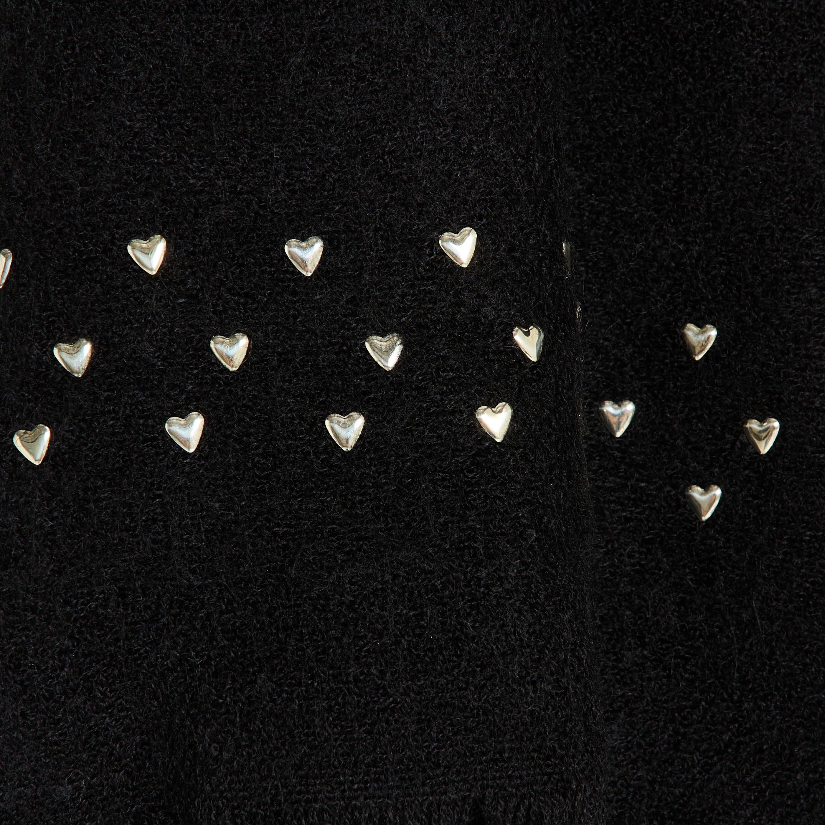 &Eacute;charpe unie petits coeurs femme